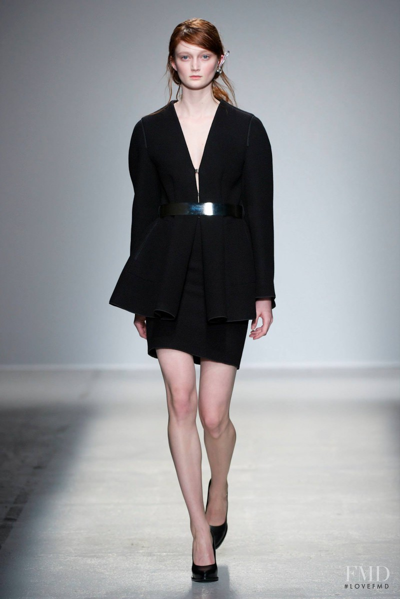 Sophie Touchet featured in  the Veronique Leroy fashion show for Autumn/Winter 2014