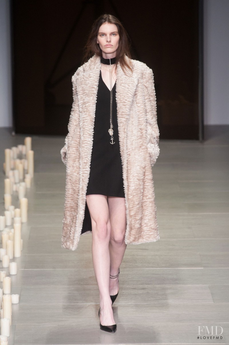 Lisa Verberght featured in  the Marios Schwab fashion show for Autumn/Winter 2014