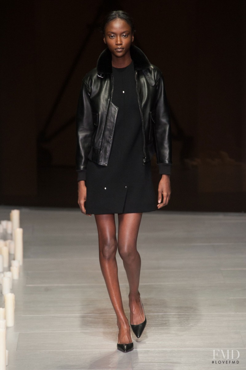Riley Montana featured in  the Marios Schwab fashion show for Autumn/Winter 2014