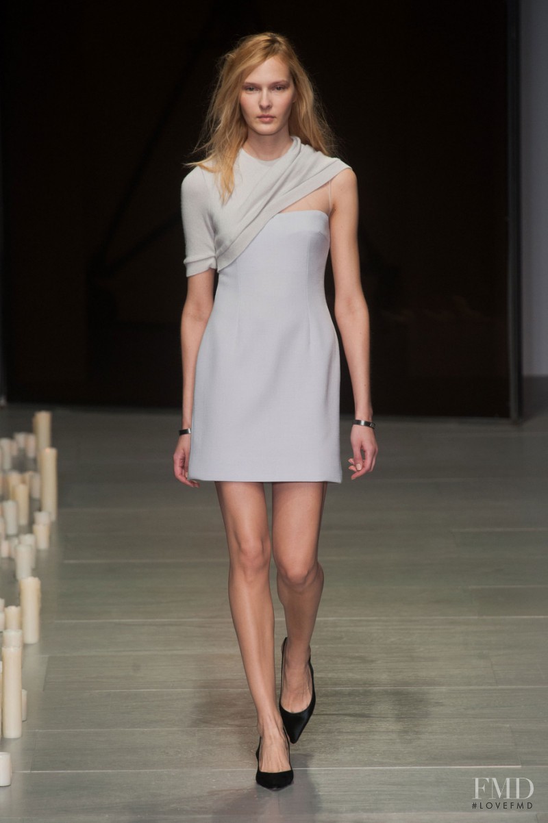 Santa Urbane featured in  the Marios Schwab fashion show for Autumn/Winter 2014