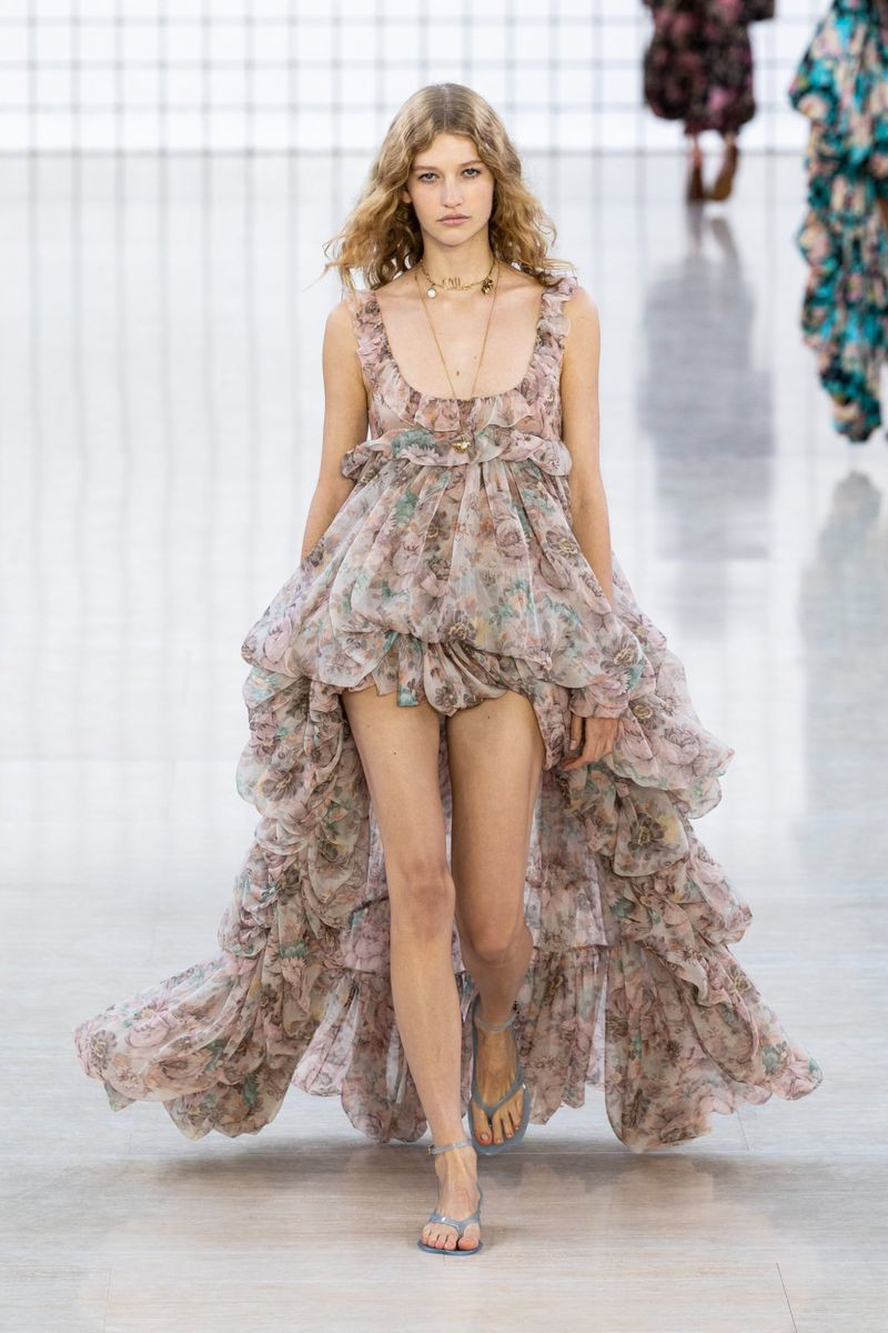 Apolline Rocco Fohrer featured in  the Chloe fashion show for Spring/Summer 2025