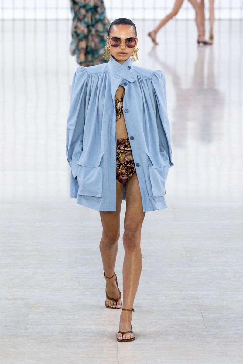 Annemary Aderibigbe featured in  the Chloe fashion show for Spring/Summer 2025