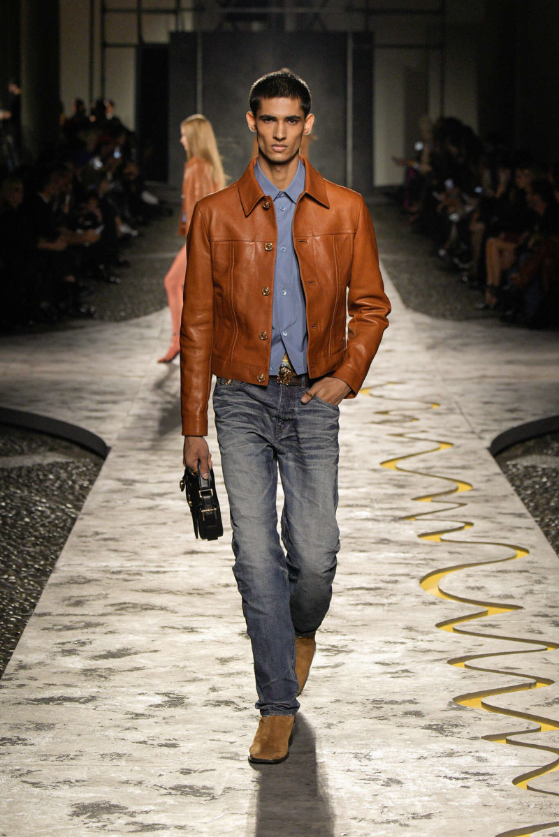 Nakul Bhardwaj featured in  the Versace fashion show for Spring/Summer 2025