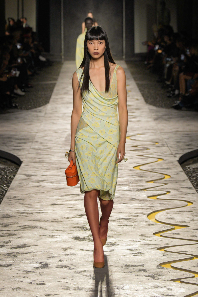 Diane Chiu featured in  the Versace fashion show for Spring/Summer 2025