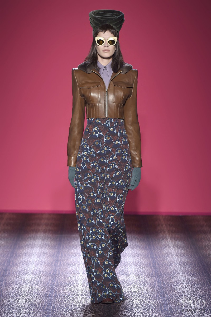 Amanda Brandão Wellsh featured in  the Schiaparelli fashion show for Autumn/Winter 2014