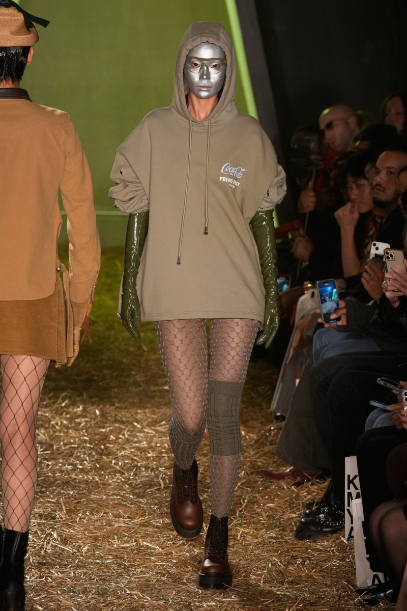 Beans ShiYi Wang featured in  the Private Policy fashion show for Autumn/Winter 2024