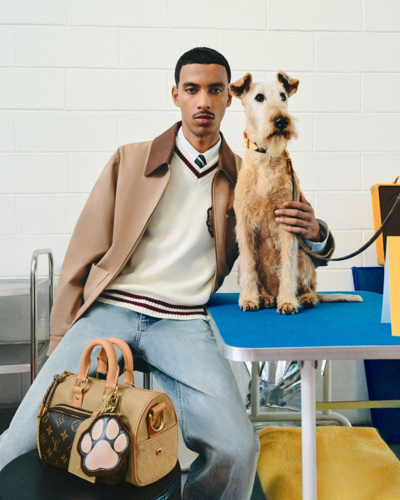 Louis Vuitton Dog LVersSpring-Summer 2025 Pre-Collection advertisement for Pre-Spring 2025