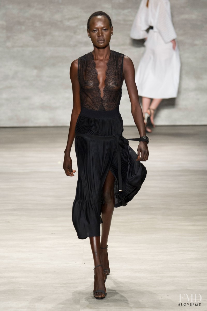 Ajak Deng featured in  the Tome fashion show for Spring/Summer 2015