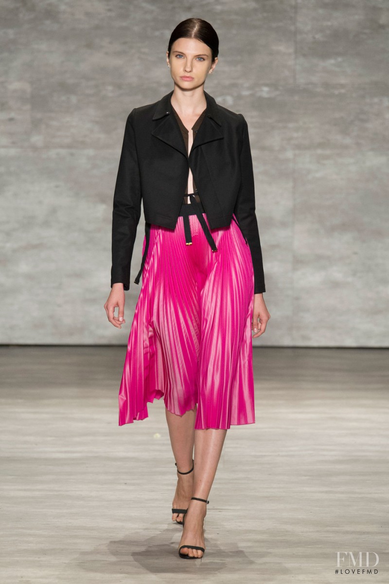 Appoline Rozhdestvenska featured in  the Tome fashion show for Spring/Summer 2015