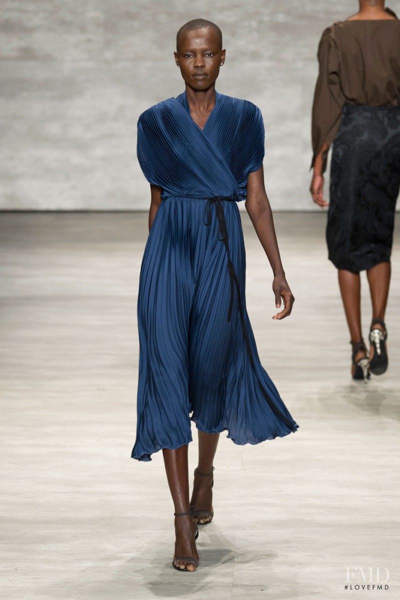 Grace Bol featured in  the Tome fashion show for Spring/Summer 2015