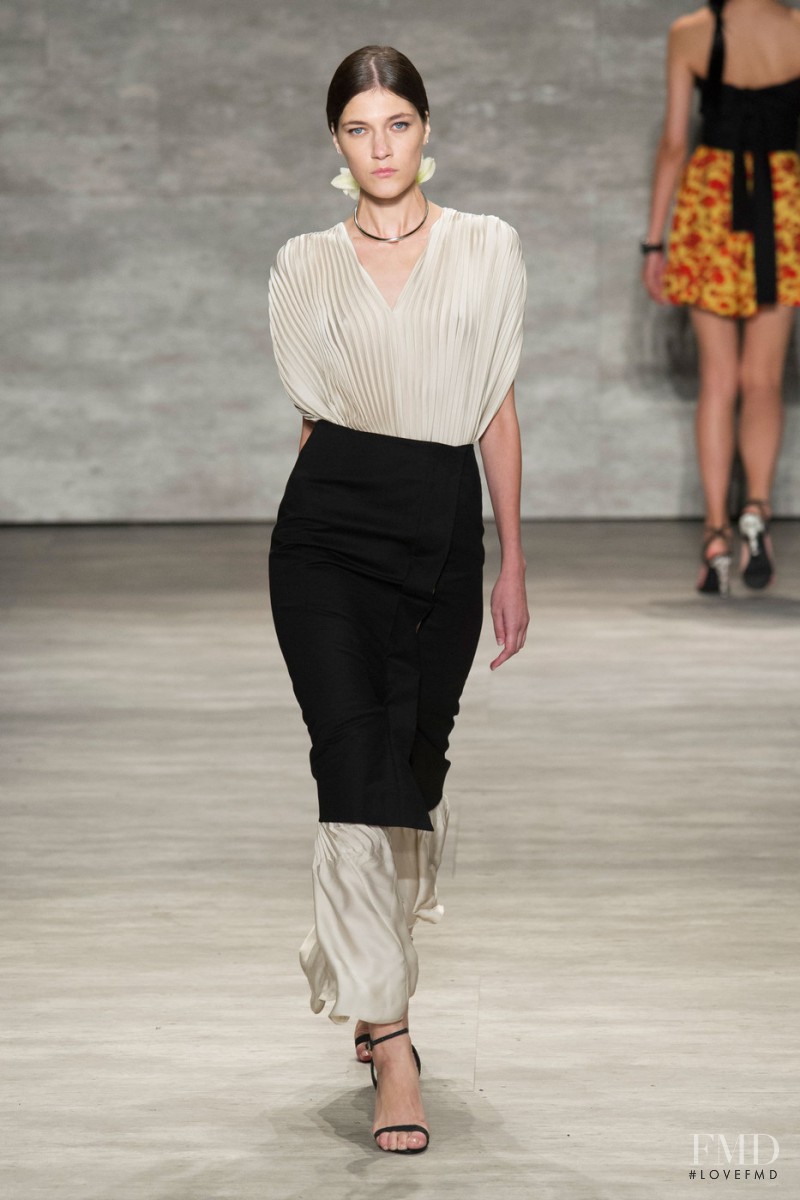 Liene Podina featured in  the Tome fashion show for Spring/Summer 2015
