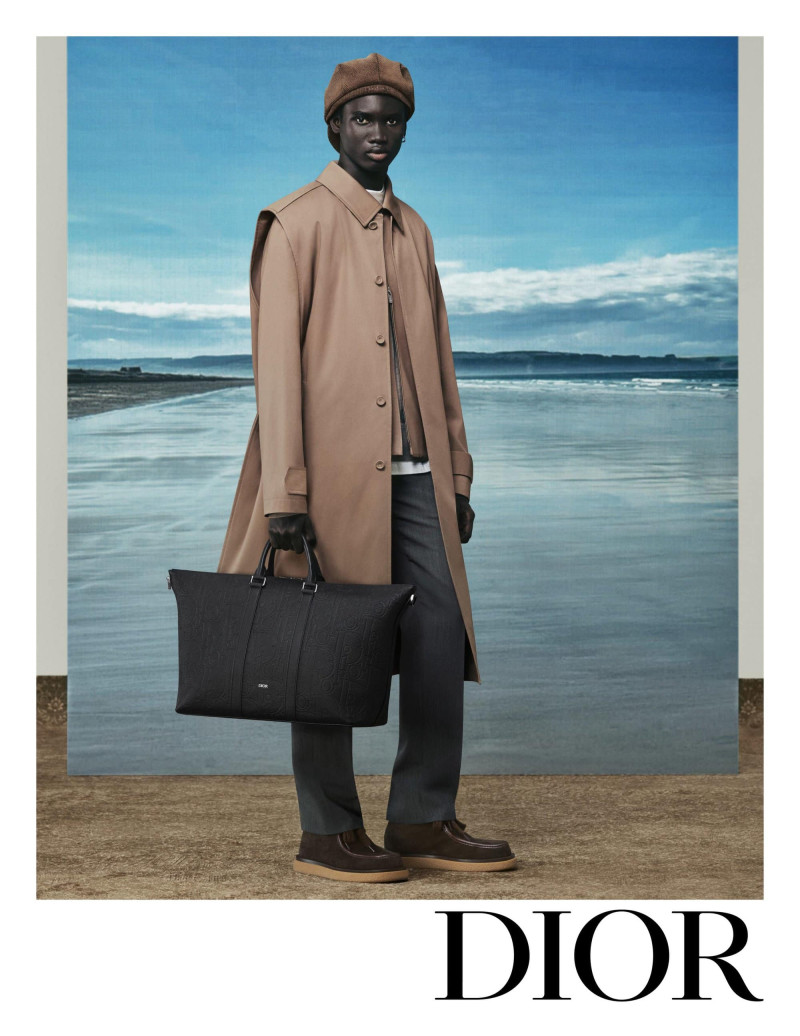 Alexander Acquah featured in  the Dior Homme advertisement for Spring 2025