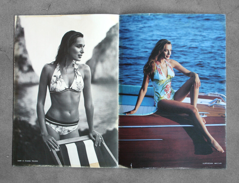 Katia Zygouli featured in  the Tommy Bahama advertisement for Spring/Summer 2007