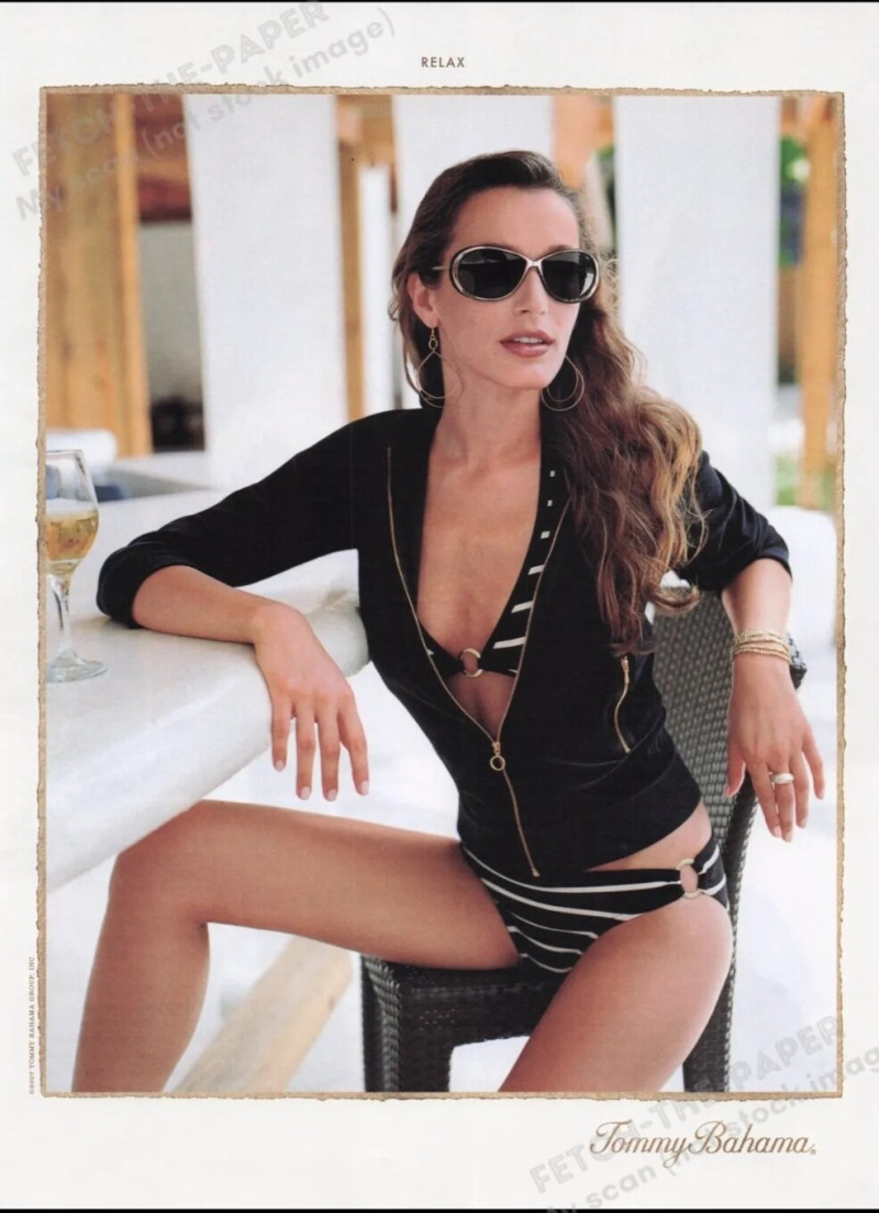 Katia Zygouli featured in  the Tommy Bahama advertisement for Spring/Summer 2007