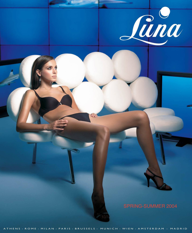 Katia Zygouli featured in  the Luna Lingerie advertisement for Spring/Summer 2008