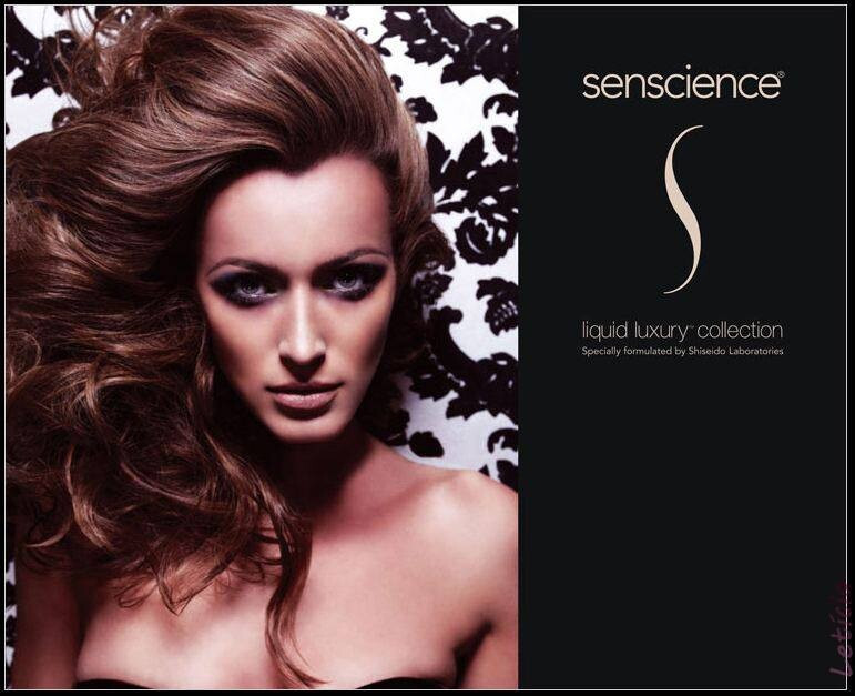 Katia Zygouli featured in  the Shiseido Senscience  advertisement for Autumn/Winter 2009