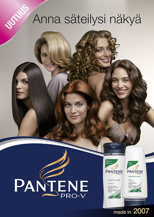 Katia Zygouli featured in  the Pantene Pro V advertisement for Spring/Summer 2007