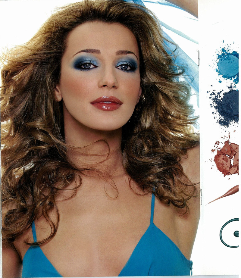 Katia Zygouli featured in  the Radiant Cosmetics advertisement for Autumn/Winter 2006