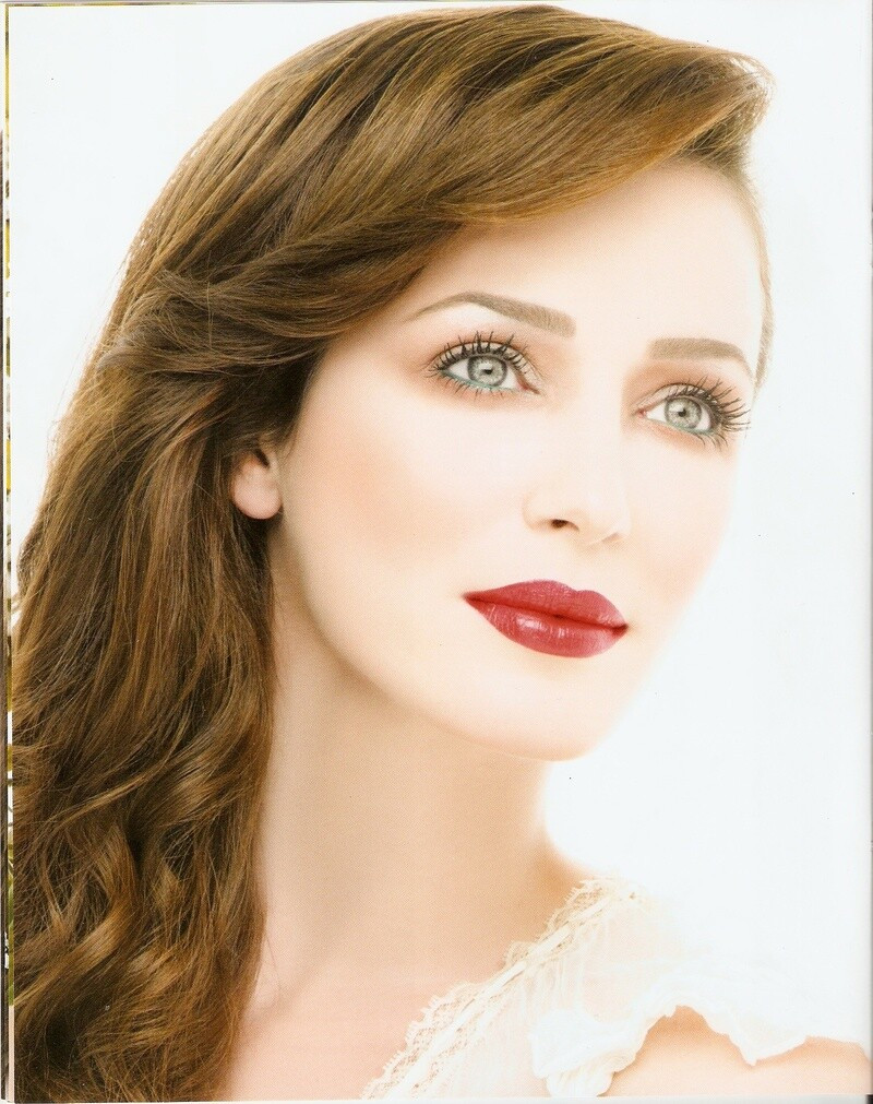 Katia Zygouli featured in  the Radiant Cosmetics advertisement for Autumn/Winter 2010