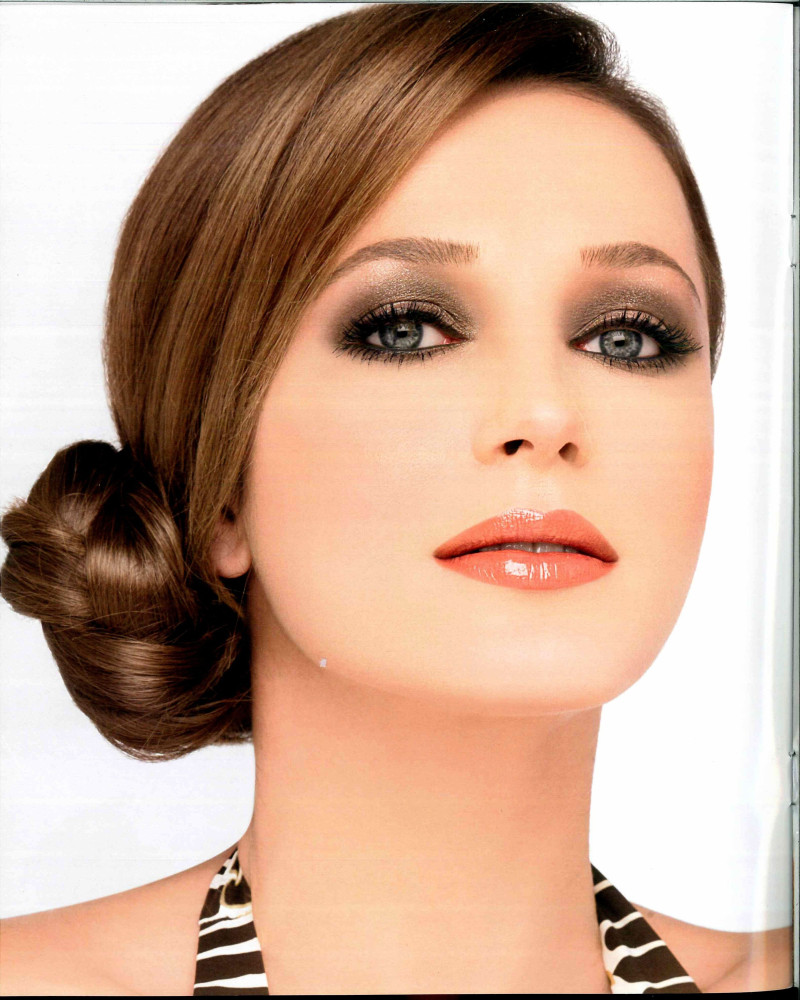 Katia Zygouli featured in  the Radiant Cosmetics advertisement for Autumn/Winter 2011