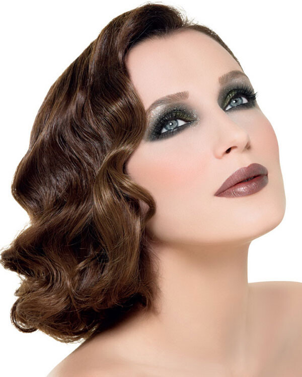 Katia Zygouli featured in  the Radiant Cosmetics advertisement for Autumn/Winter 2011