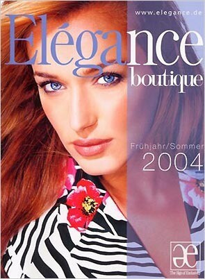 Katia Zygouli featured in  the Elegance advertisement for Spring/Summer 2004