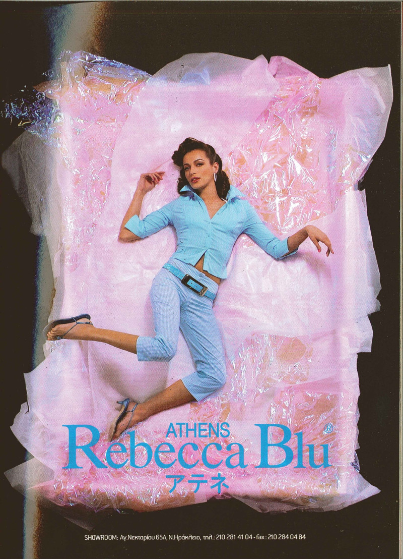 Katia Zygouli featured in  the Rebecca Blu advertisement for Autumn/Winter 2010