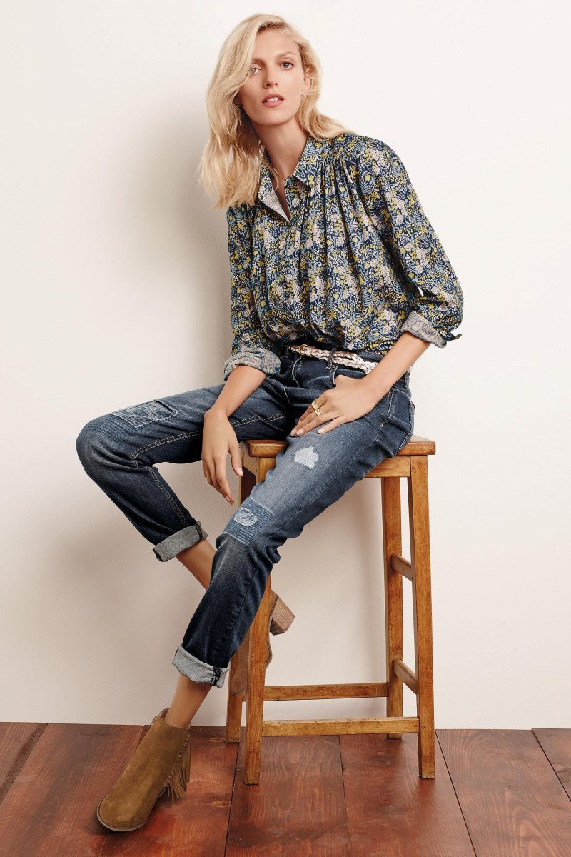 Anja Rubik featured in  the Next catalogue for Pre-Fall 2016