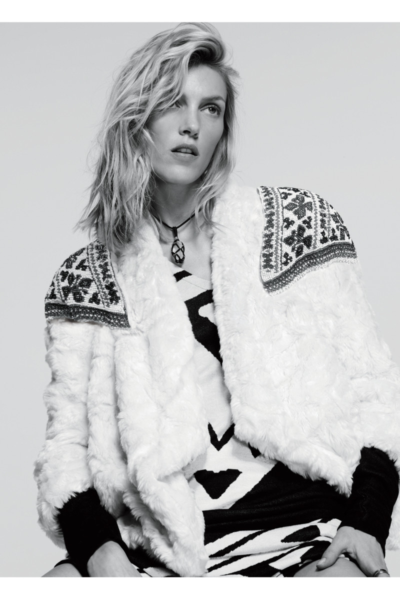 Anja Rubik featured in  the Free People catalogue for Fall 2015