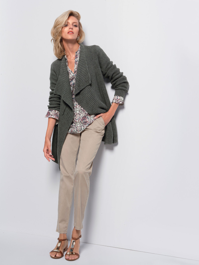 Anja Rubik featured in  the Peter Hahn catalogue for Spring/Summer 2014