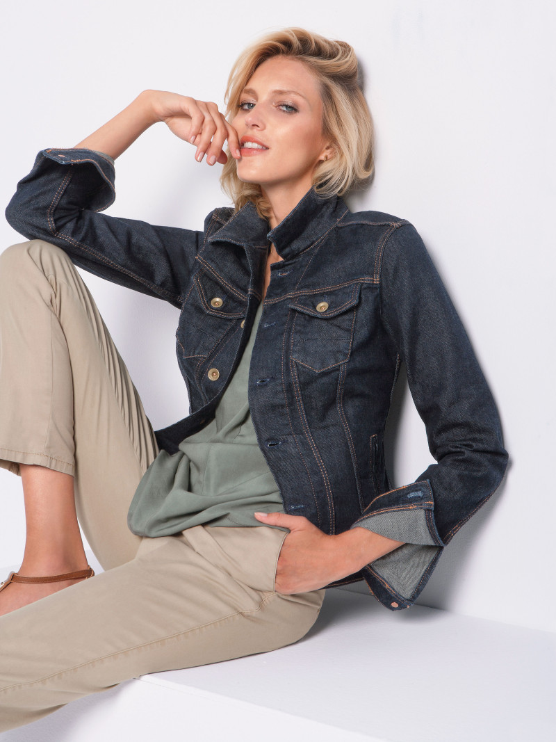 Anja Rubik featured in  the Peter Hahn catalogue for Spring/Summer 2014