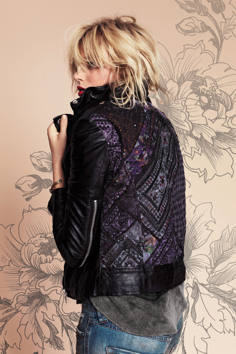 Anja Rubik featured in  the Free People catalogue for Pre-Fall 2013