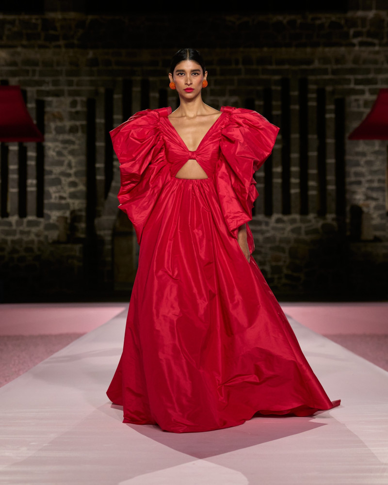 Marsella Vazquez Rea featured in  the Carolina Herrera fashion show for Resort 2025