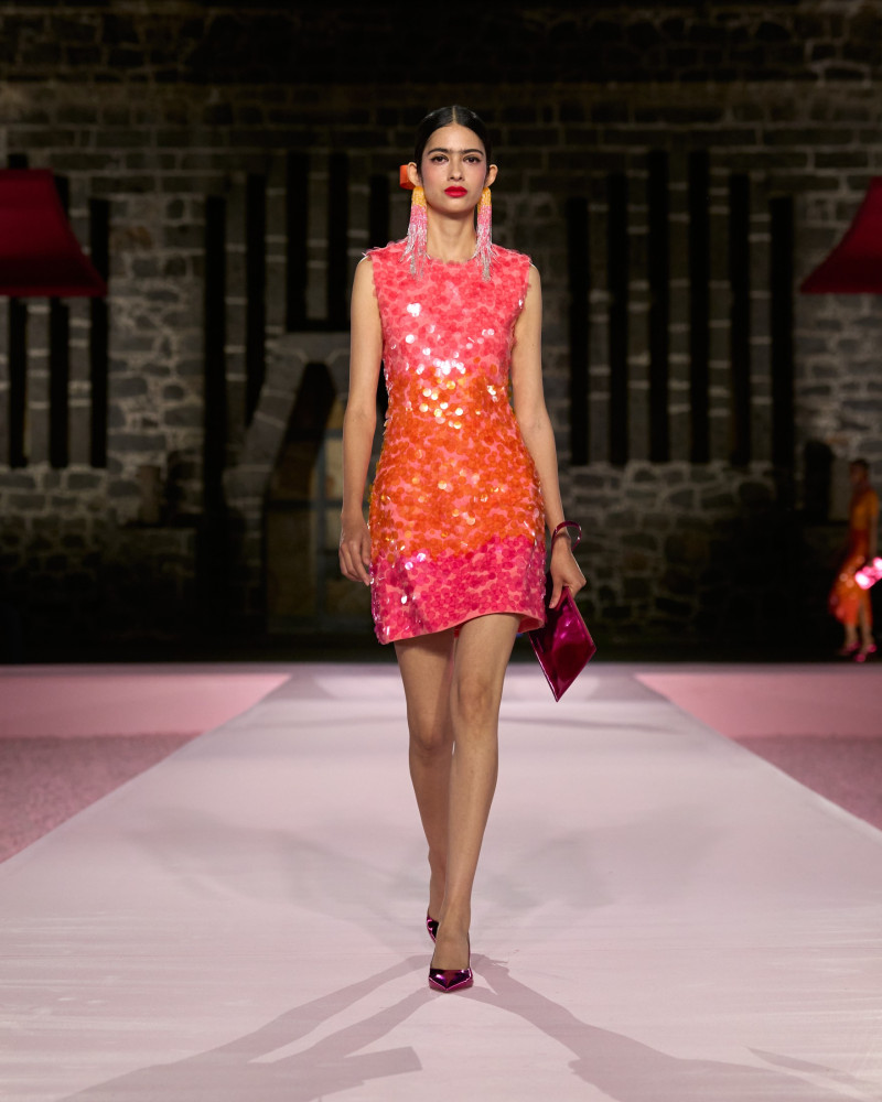 Mariana Arias featured in  the Carolina Herrera fashion show for Resort 2025