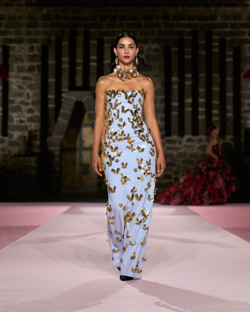 Tindi Mar featured in  the Carolina Herrera fashion show for Resort 2025