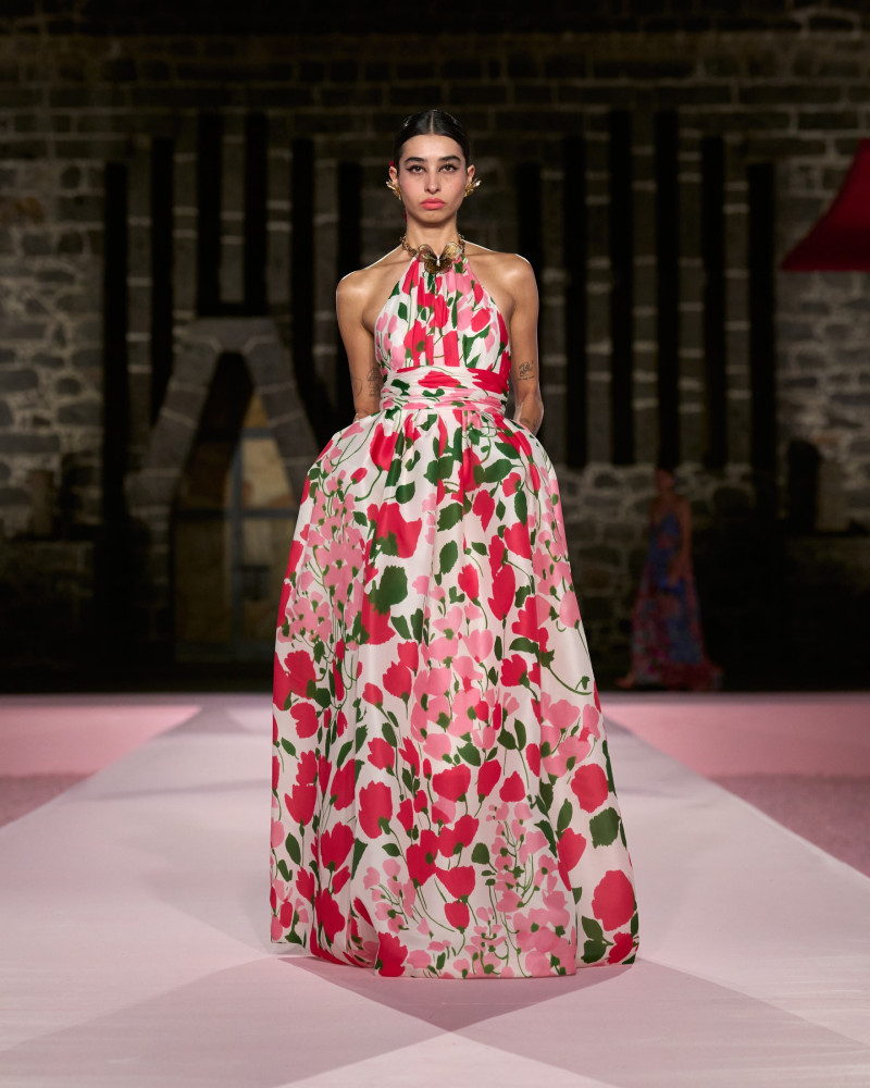 Andrea Salas featured in  the Carolina Herrera fashion show for Resort 2025