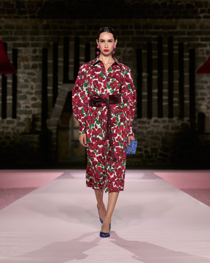 Hannia Kullick featured in  the Carolina Herrera fashion show for Resort 2025