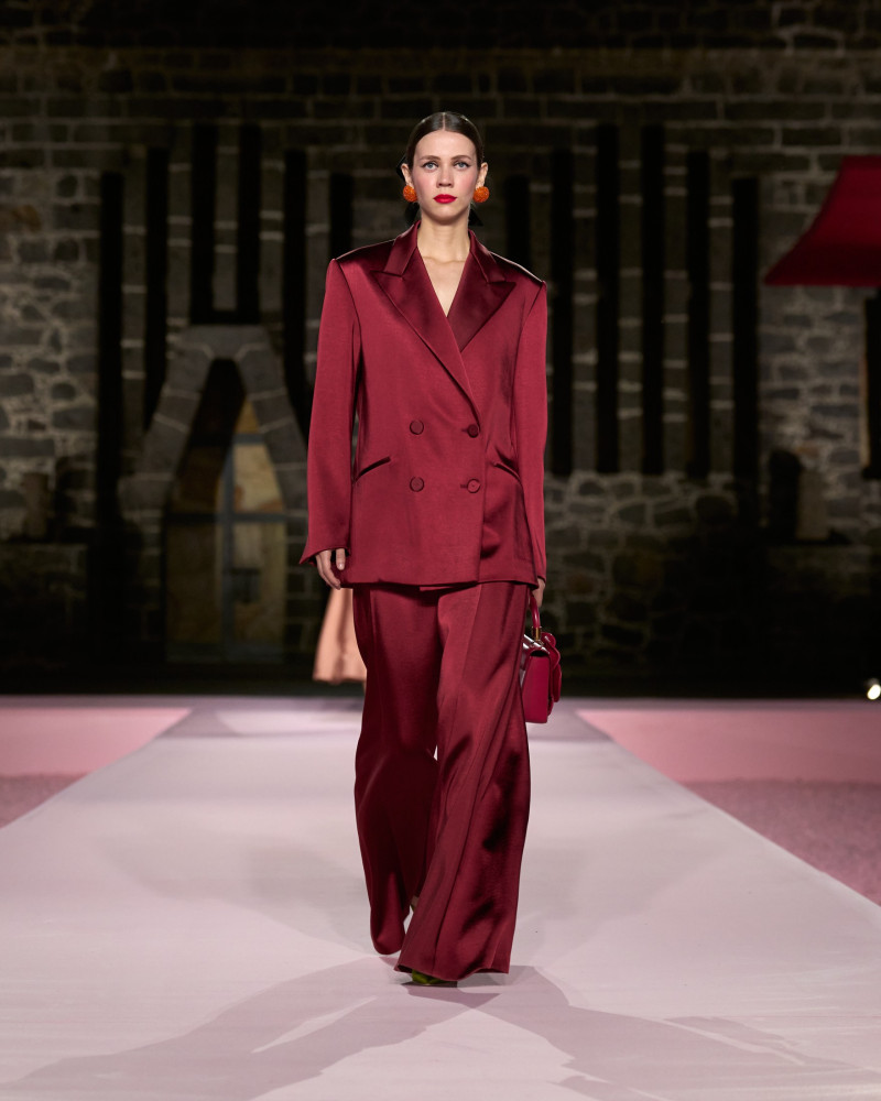 Sarah Cano featured in  the Carolina Herrera fashion show for Resort 2025