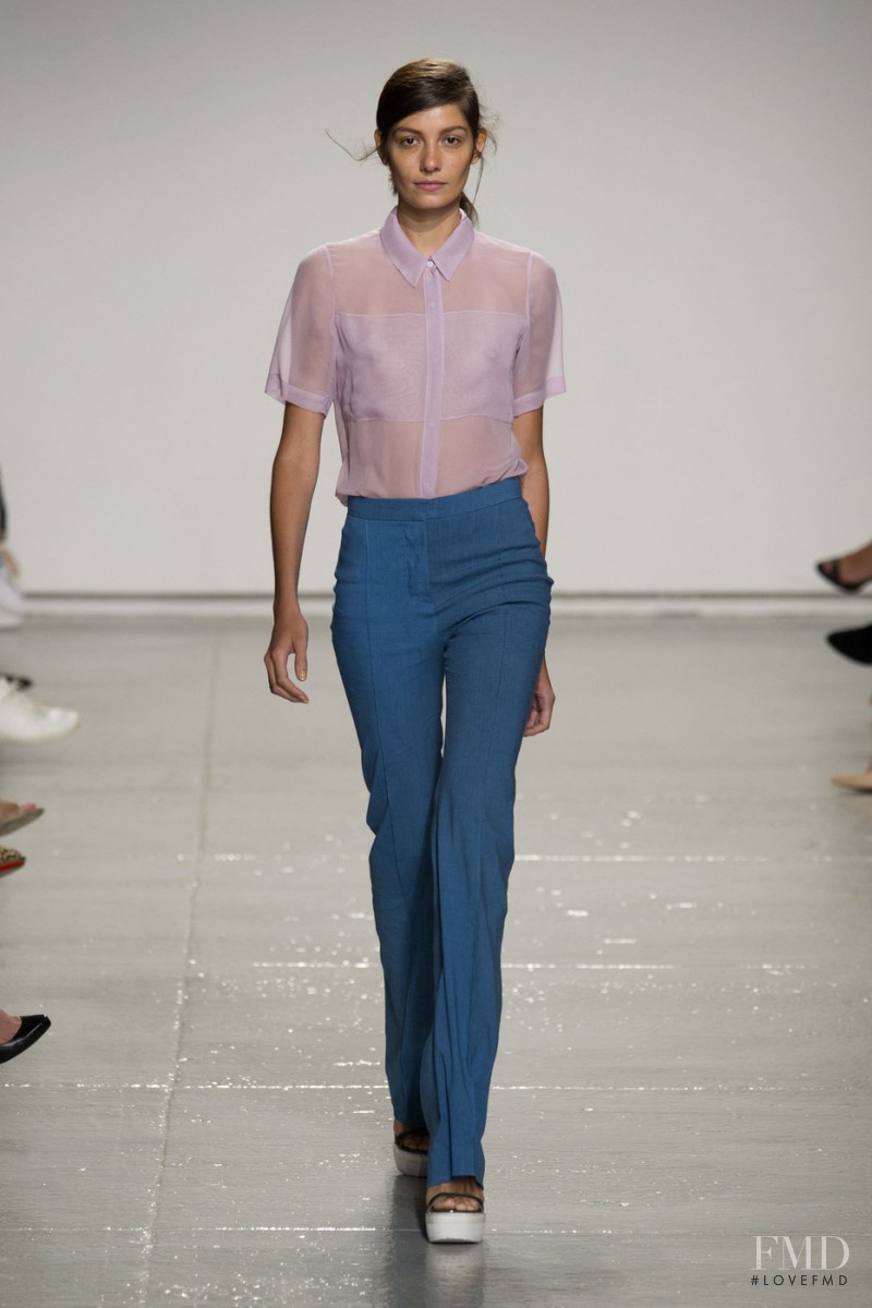 Muriel Beal featured in  the Rebecca Taylor fashion show for Spring/Summer 2015