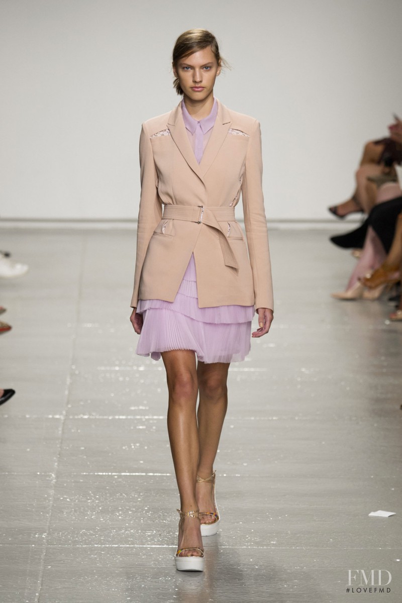 Maggie Jablonski featured in  the Rebecca Taylor fashion show for Spring/Summer 2015