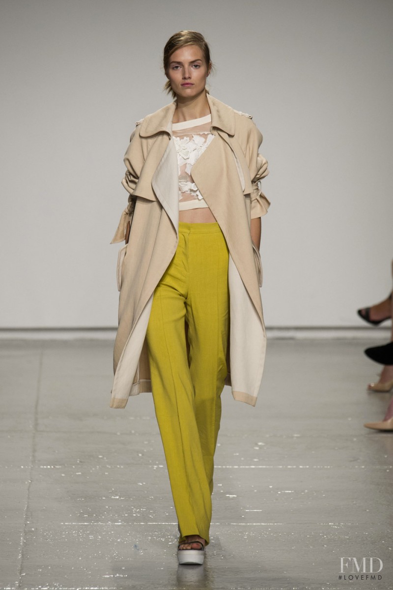 Agne Konciute featured in  the Rebecca Taylor fashion show for Spring/Summer 2015