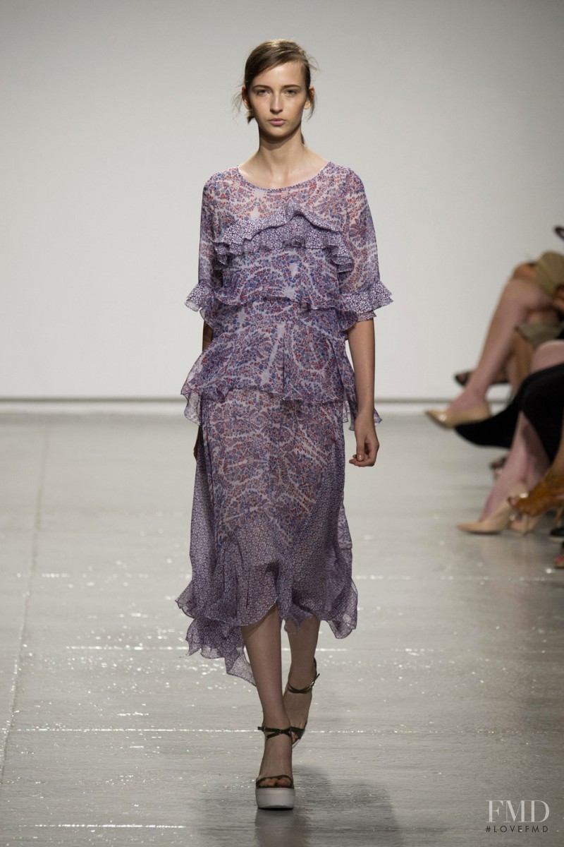 Waleska Gorczevski featured in  the Rebecca Taylor fashion show for Spring/Summer 2015