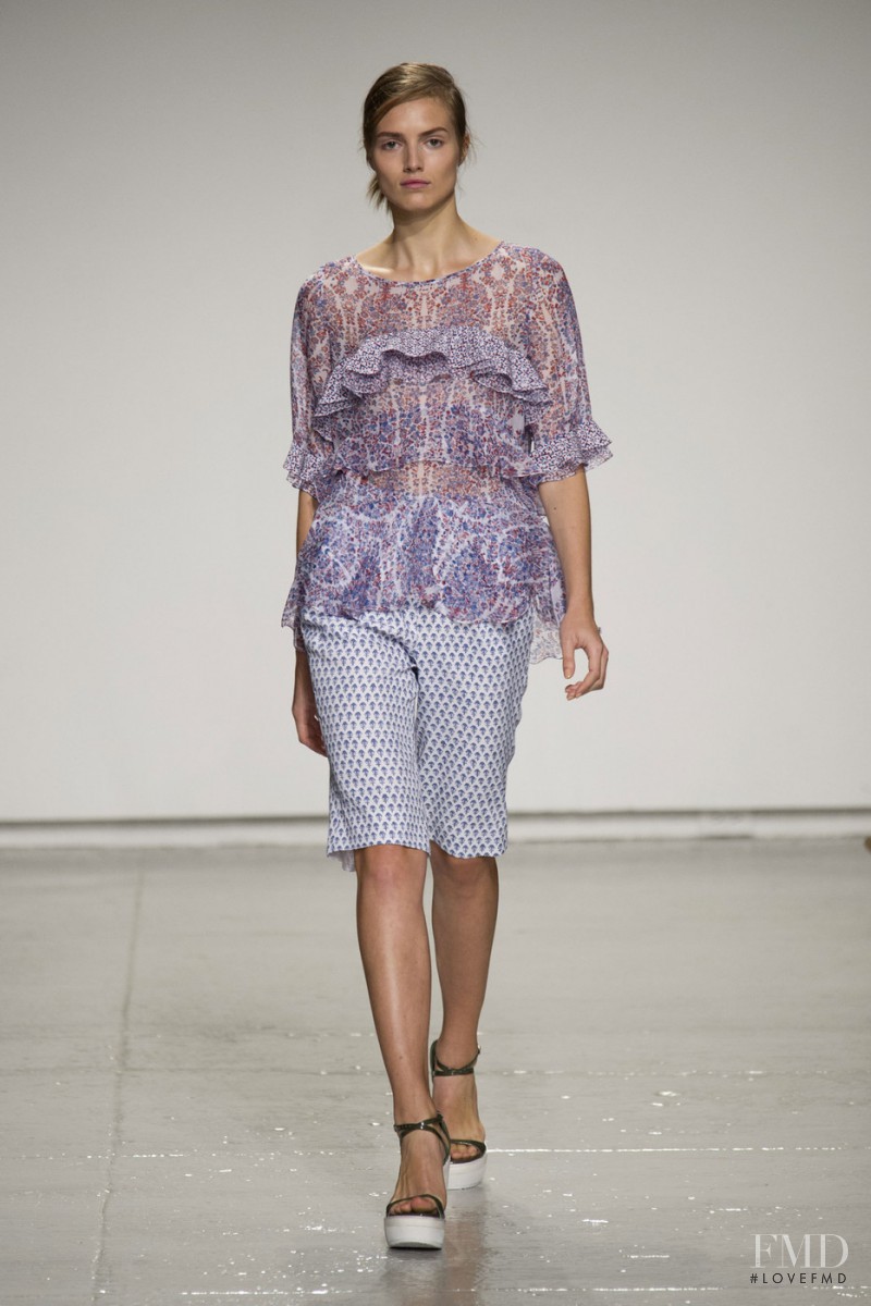 Agne Konciute featured in  the Rebecca Taylor fashion show for Spring/Summer 2015