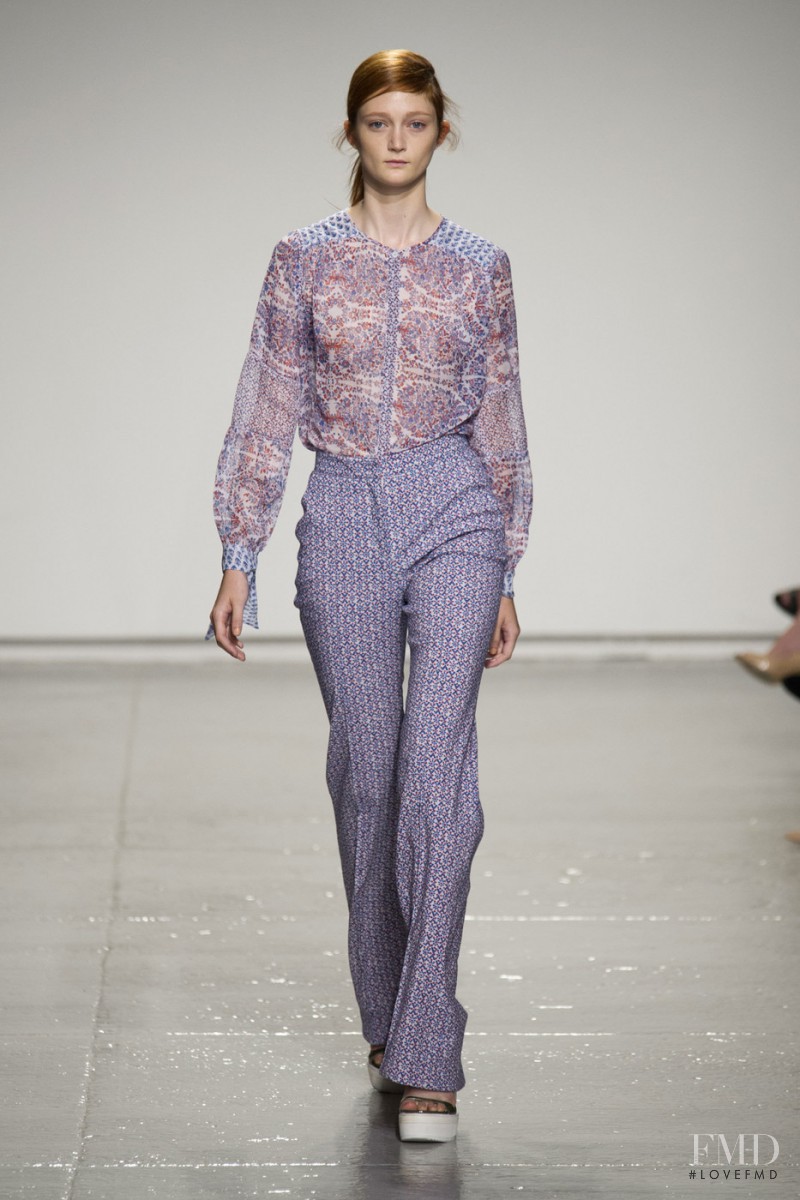 Sophie Touchet featured in  the Rebecca Taylor fashion show for Spring/Summer 2015