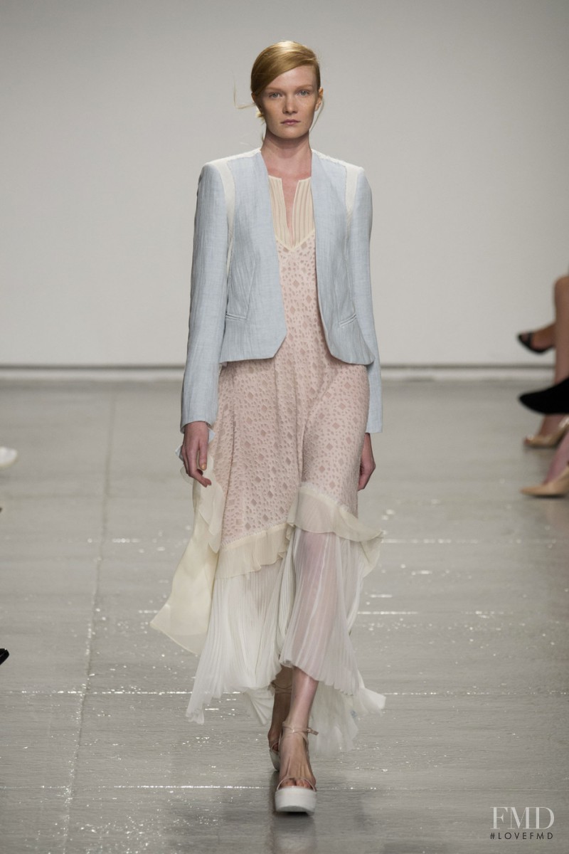 Julia Shvets featured in  the Rebecca Taylor fashion show for Spring/Summer 2015