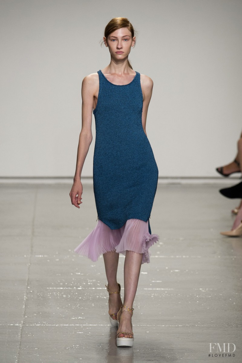 Lera Tribel featured in  the Rebecca Taylor fashion show for Spring/Summer 2015