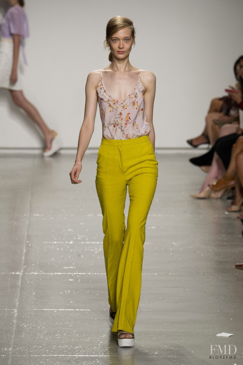 Tanya Katysheva featured in  the Rebecca Taylor fashion show for Spring/Summer 2015