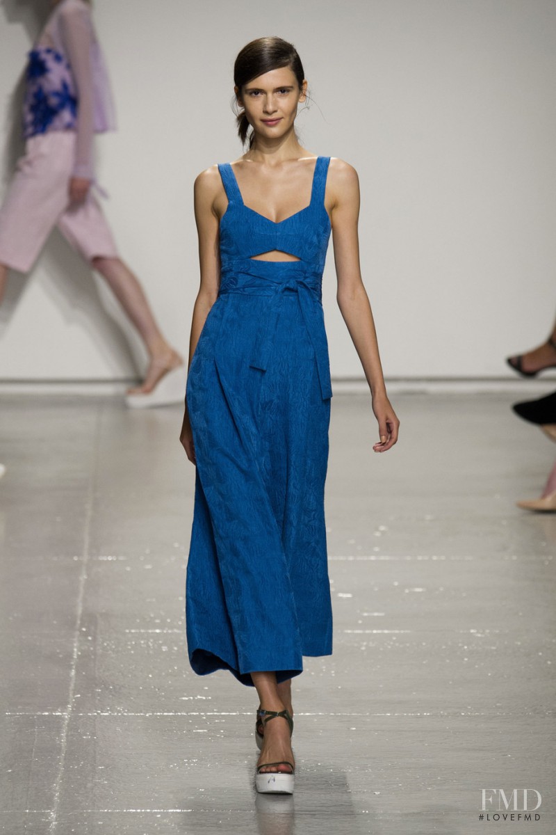 Iana Godnia featured in  the Rebecca Taylor fashion show for Spring/Summer 2015