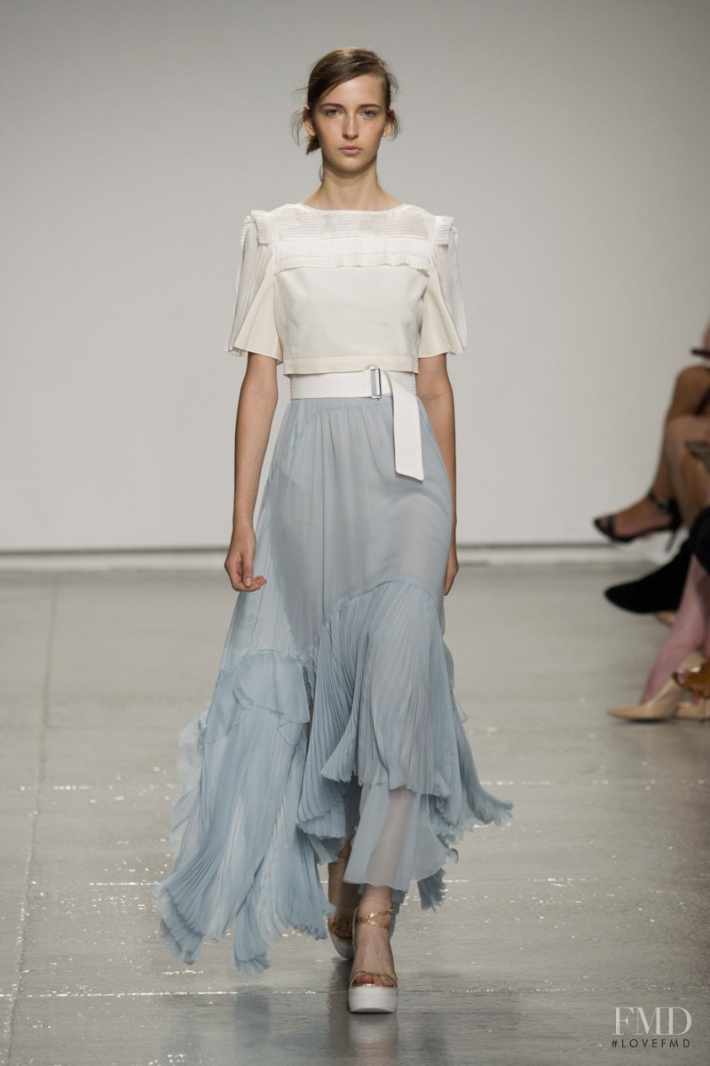 Waleska Gorczevski featured in  the Rebecca Taylor fashion show for Spring/Summer 2015