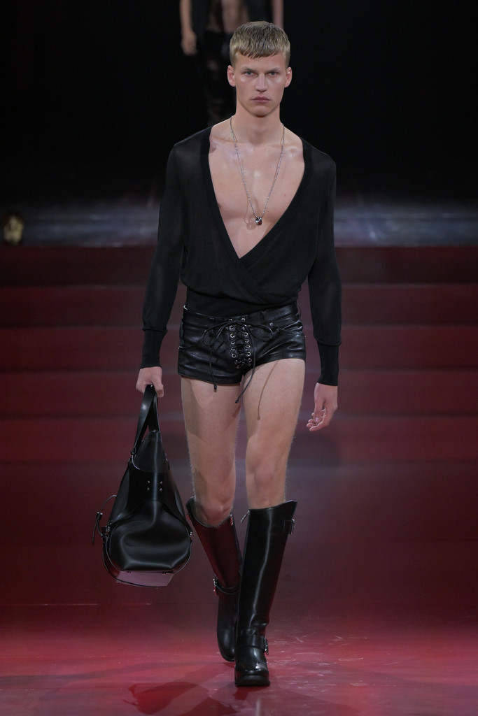 Timo Pan featured in  the DSquared2 fashion show for Spring/Summer 2025